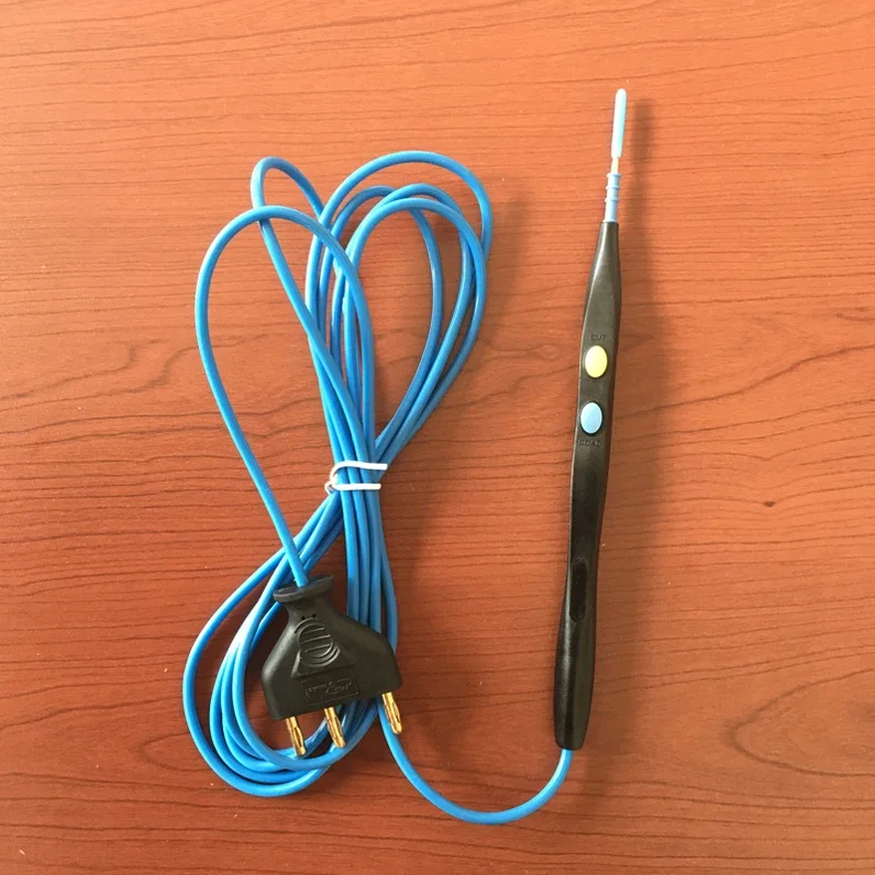 Electrosurgical unit Reusable Diathermy Pencil Push Buttons By Hand Electrosurgical Cautery Pencil