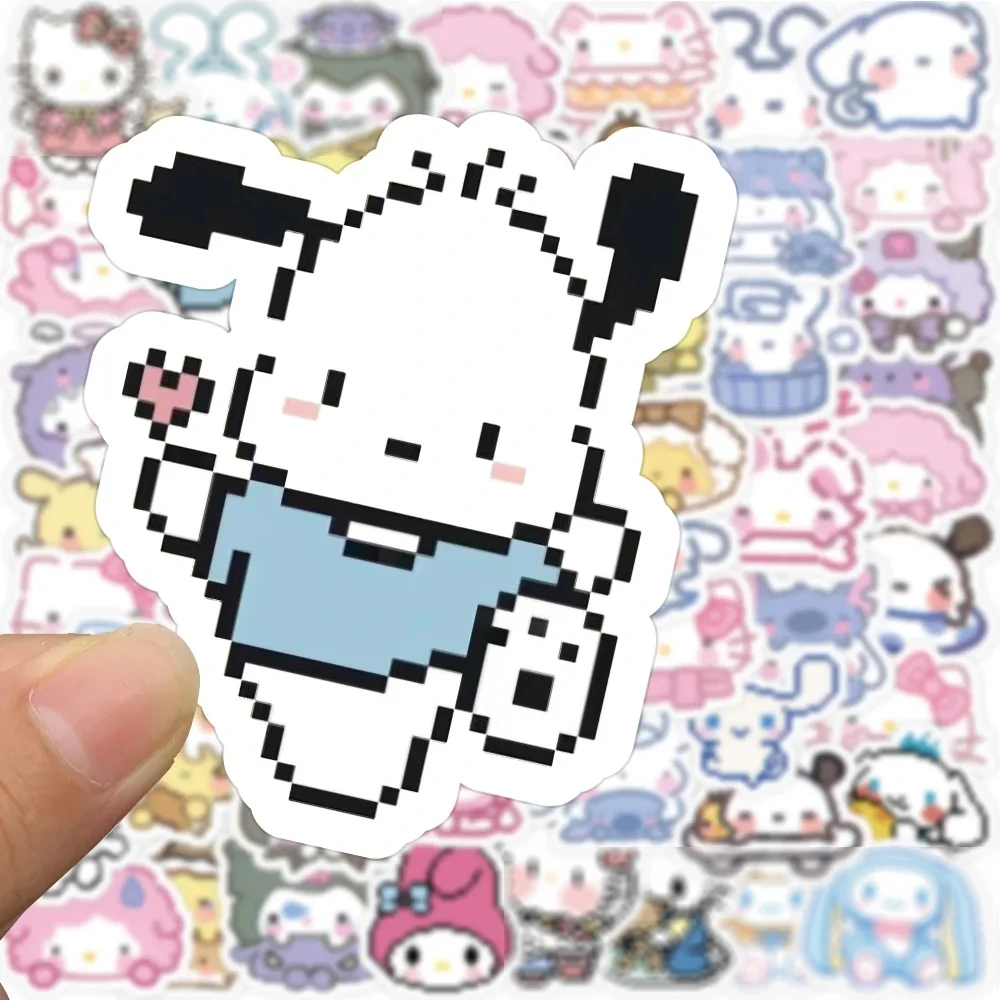 10/30/50/100pcs Funny Sanrio Cartoon Stickers for Kids Toy Gifts DIY Laptop Fridge Car Skateboard Waterproof Cute Sticker Decals