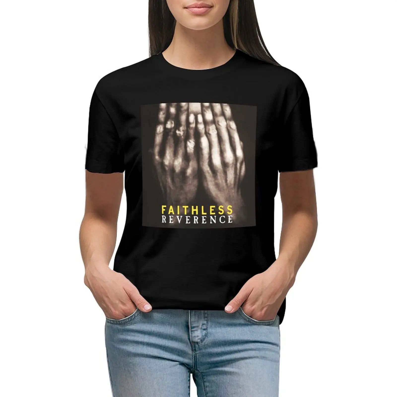 

Reverence Faithless T-shirt graphics animal print shirt for girls cropped t shirts for Women