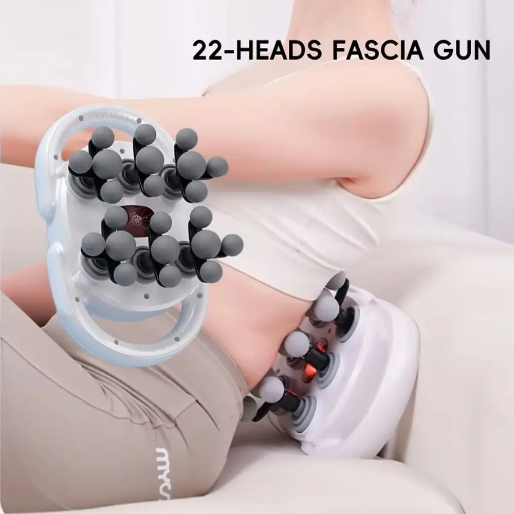 

High-Frequency Vibration 22-Head Massager Multifunctional Usage Deep Tissue Relief Waist Massager Multipoint Massage