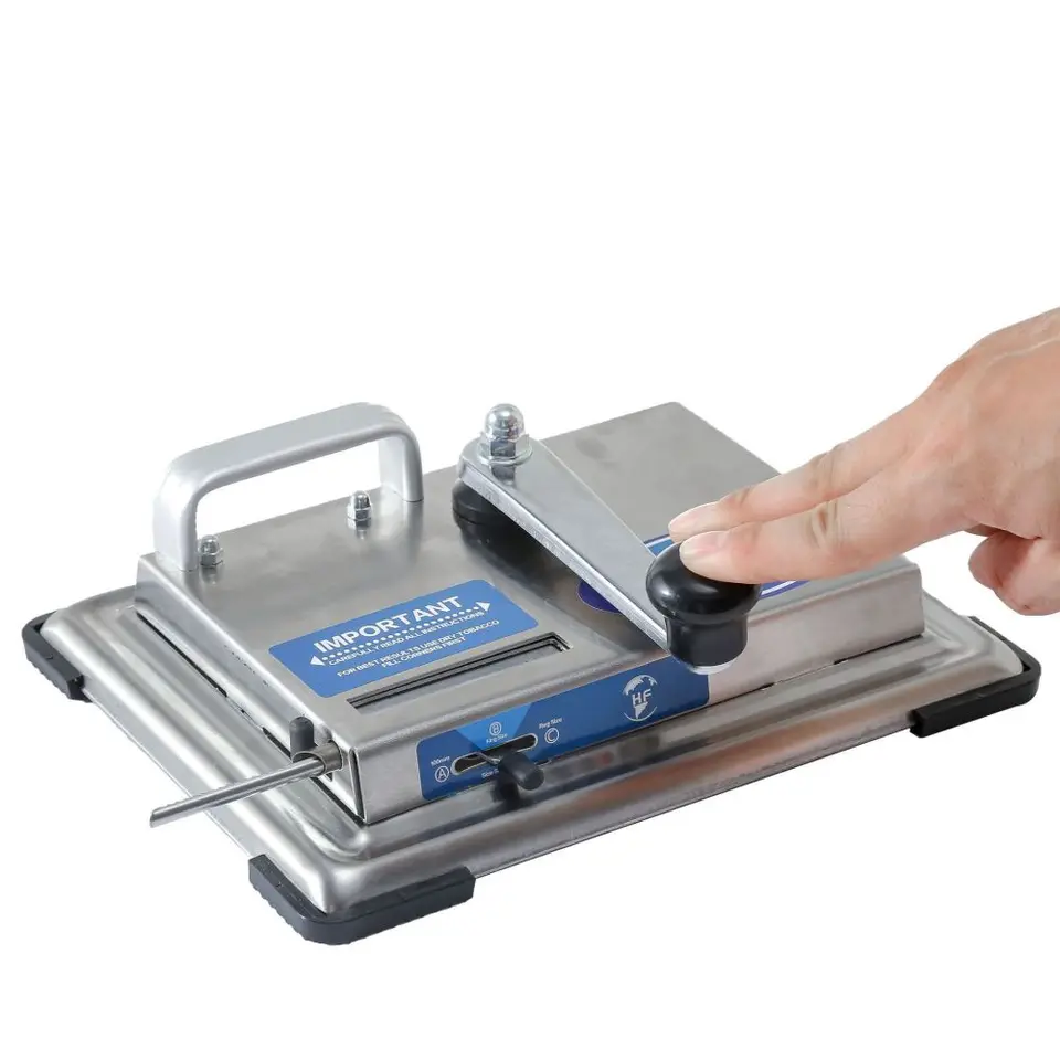 hand crank cigarette machine Yannabis Rolling Machine, Manual Cigarette Injector for 8mm Diameter Paper Tubes, Cigarette Maker with Accessories : Health & Household 6.5/8mm Metal Cigarette Rolling Machine
