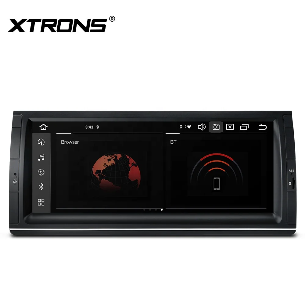 XTRONS 10.25 بوصة 4 + 64 جيجابايت عالمي 4G أندرويد 14 IPS مشغل وسائط متعددة ستيريو للسيارة مدمج AKM DSP أجهزة استشعار جيروسكوب لسيارات BMW