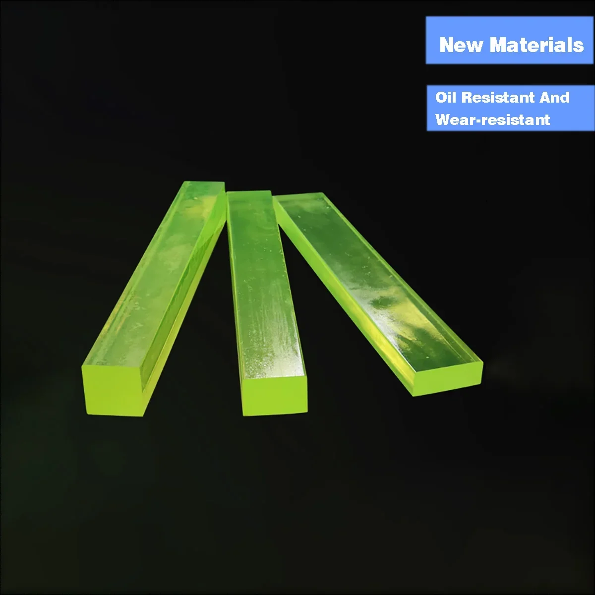 Polyurethane PU Square Strip Bar / Beef Tendon Plate Elastic Stretch Sticks Plastic Rod 10x10/20x20/20x25 /20x30/30x30/60x60mm