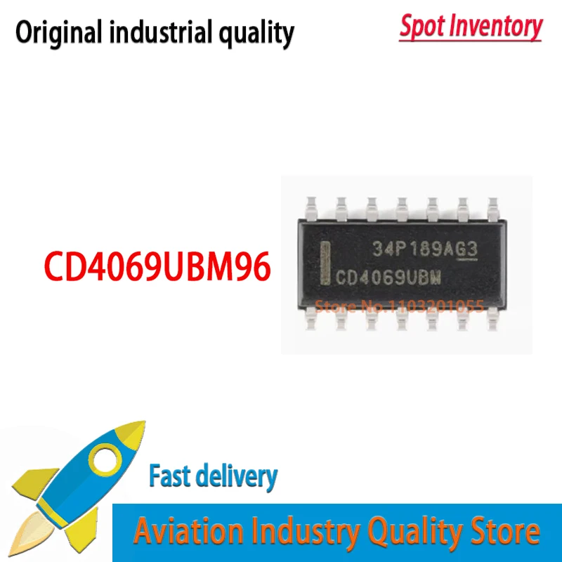 

30PCS-200PCS/LOT CD4069UBM96 SOIC-14 CD4069UBM CD4069 NEW and Original in Stock