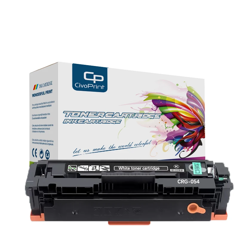 Civoprint CRG-054/H White Toner Cartridge Compatible for Canon ImageClass MF644Cdw MF642Cdw LBP622Cdw MF641Cw MF640C CRG054