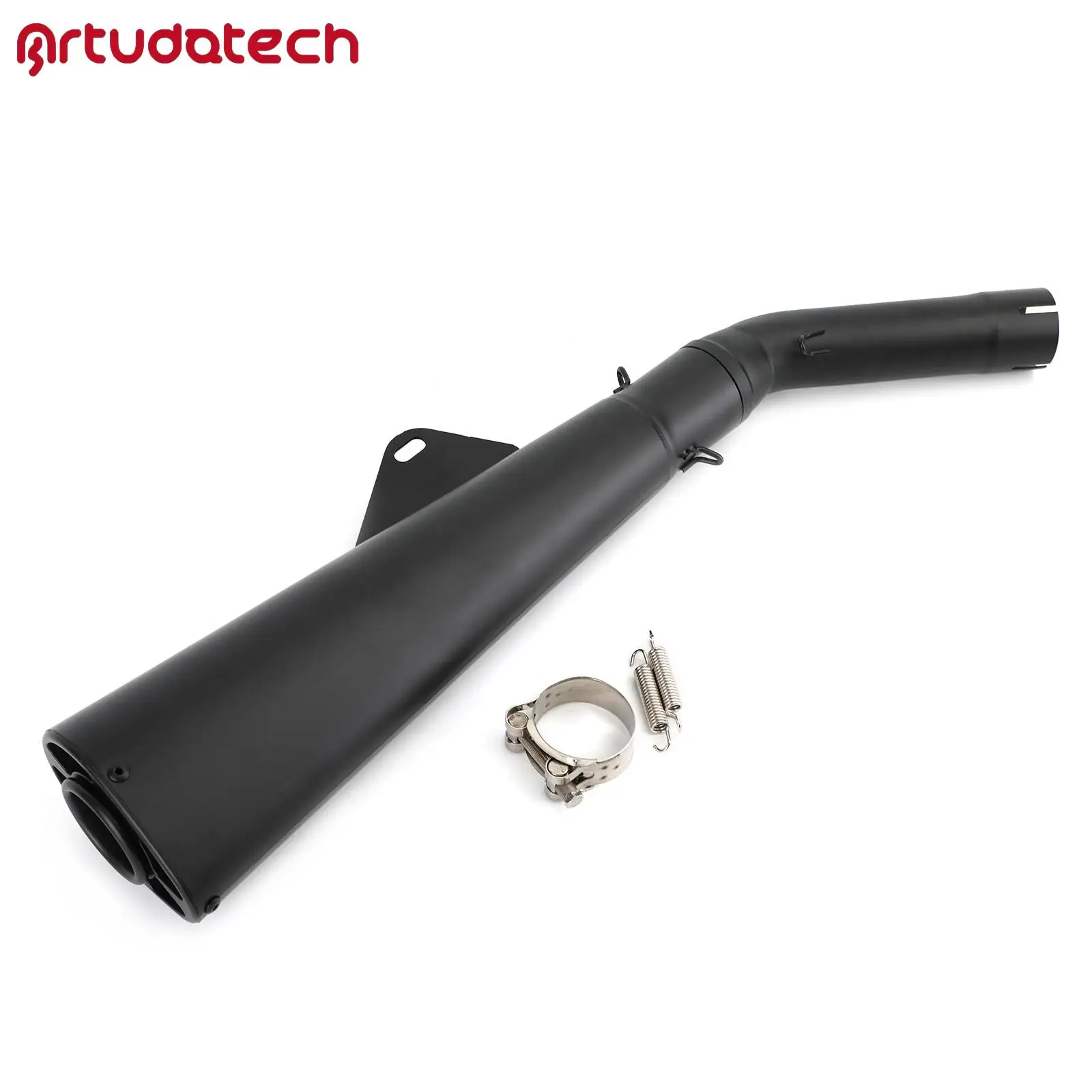 Глушитель выхлопной системы Artudatech Black Upsweep Slip-on, подходит для Honda Rebel CMX 300 500 2017 2018 2019.