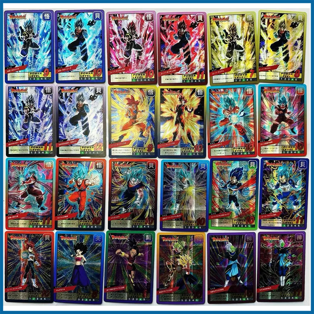 55PC/Set Anime Dragon Ball DIY ACG Bulma Son Goku krillin Android 18 Boys Games Collectible Card Christmas Birthday Gifts