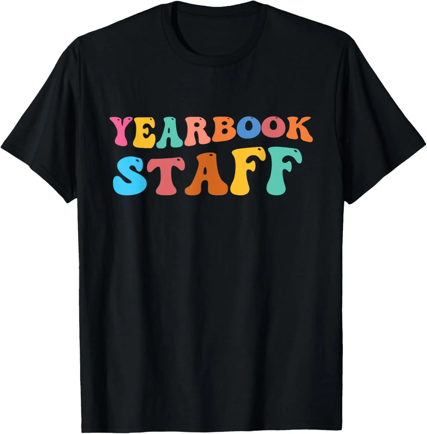 Retro Yearbook Staff School Student Team Club T-Shirt