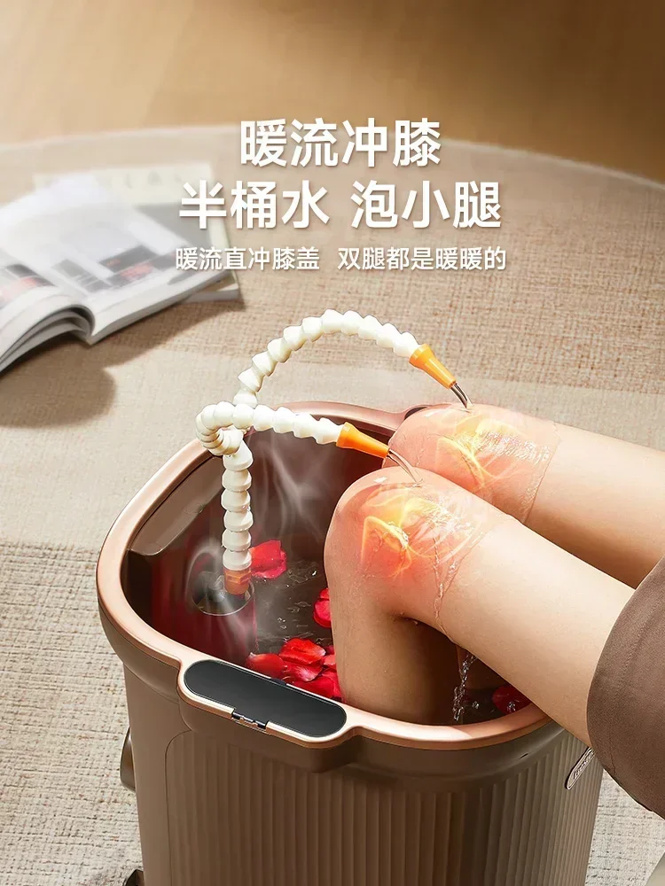 Высококачественное бытовое полностью автоматическое электрическое ведро для ванны для ног — постоянное температурное отопление, массаж икр