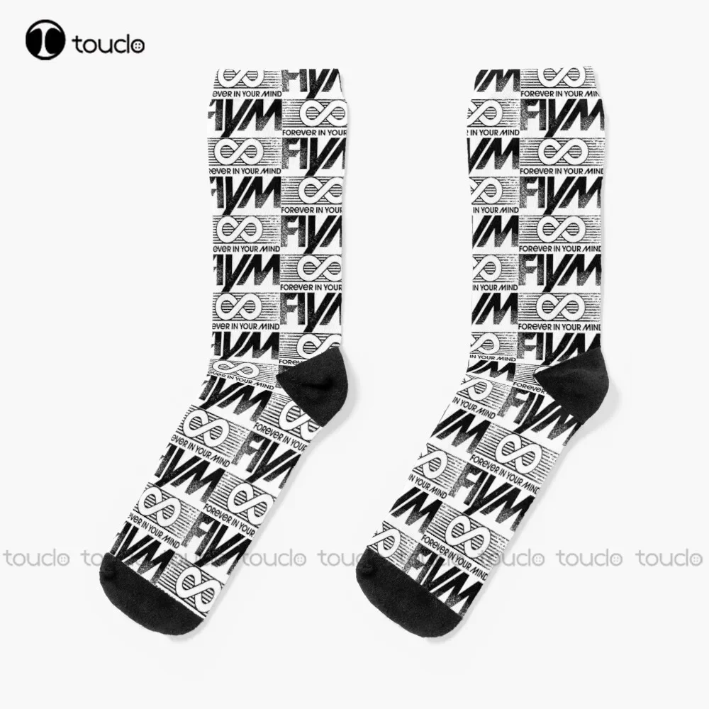 Forever In Your Mind Socks Black Socks For Men Unisex Adult Teen Youth Socks 360° Digital Print Custom Gift Funny Sock