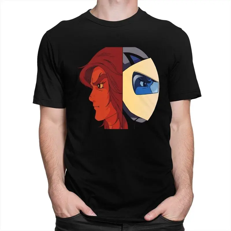 Custom Mens Actarus Goldrake T Shirt Short Sleeve Cotton T-shirt Leisure UFO Robot Goldorak Grendizer Tees Loose Fit Clothing
