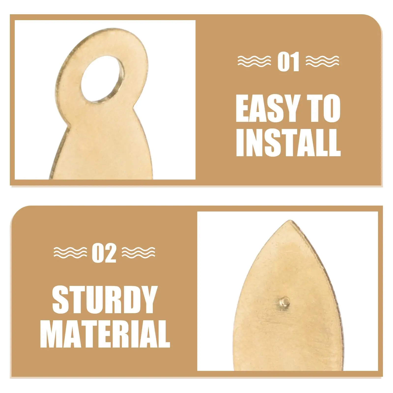 100 Pcs Picture Frame Backing Clips Metal Fasteners Heavy Duty Small Size Easy Use Photo Supplies Framing Accessories