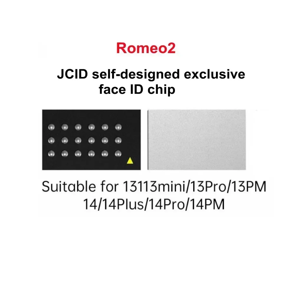 JCID Romeo2 Dot Matrix Lattice For iPhone X 11 12/13/14/15 Pro Max Dot Projector Chip IC Face ID Repair