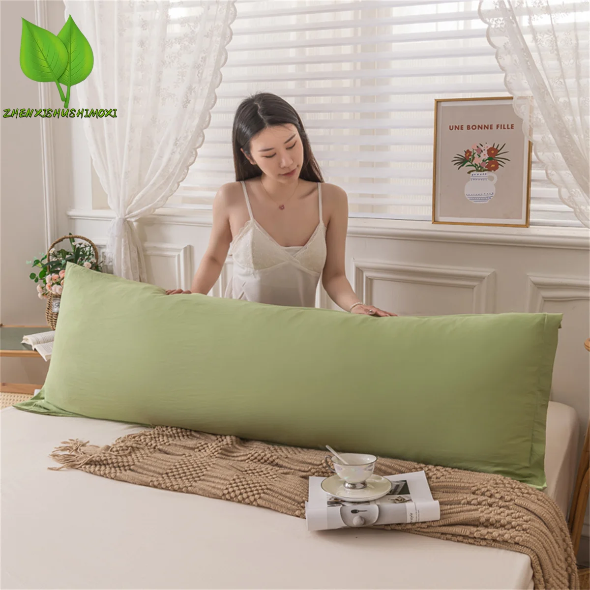 Rectangle Pillowcase Lace Style Pillows Cover 48x120/150/180cm Cushion Cover Long Pillow Cases Home Pillowslip Funda Cojin