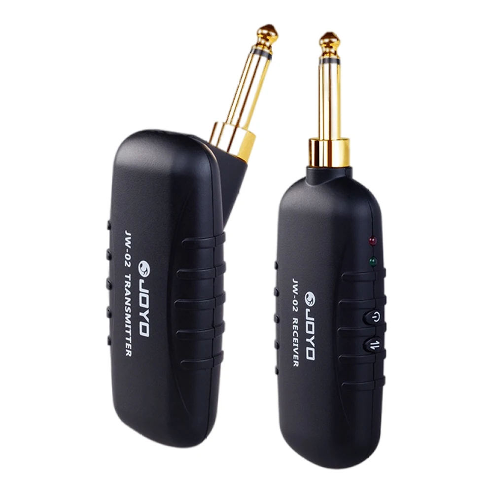 JOYO JW-02 Guitar Wireless System 5.8GHz Plug and Play Wireless Guitar Transmitter and Receiver for Guitar Bass Amplifier