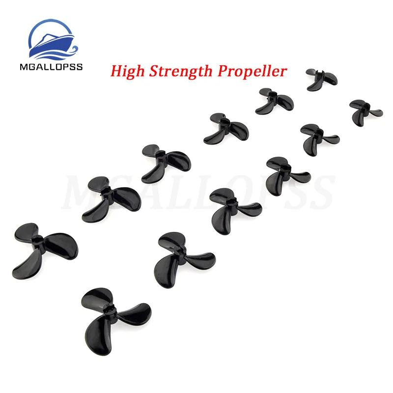 

OD4mm RC Boat High Strength Three Blades Paddle Nylon Positive(Reverse) Propeller Screw D28/32/36/40/44/48mm