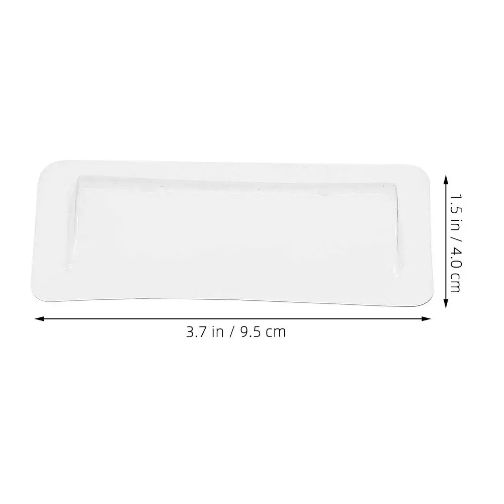 40Pcs DIY Money Card Holder Clear Plastic Organizer with Transparent Window Compact Lipstick Storage for Travel Daily Use