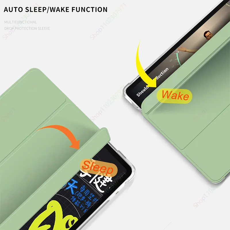Mit Stifthalter-Hülle für iPad A19 12. Gen. A16 2026 Pro11 M5 M4 Air11 8 M3 M2 Air 5 4 10.9 10.2 8 9 10. Gen. 5/6. Gen. 2017 2018 9.7 10.5 – Detail 4