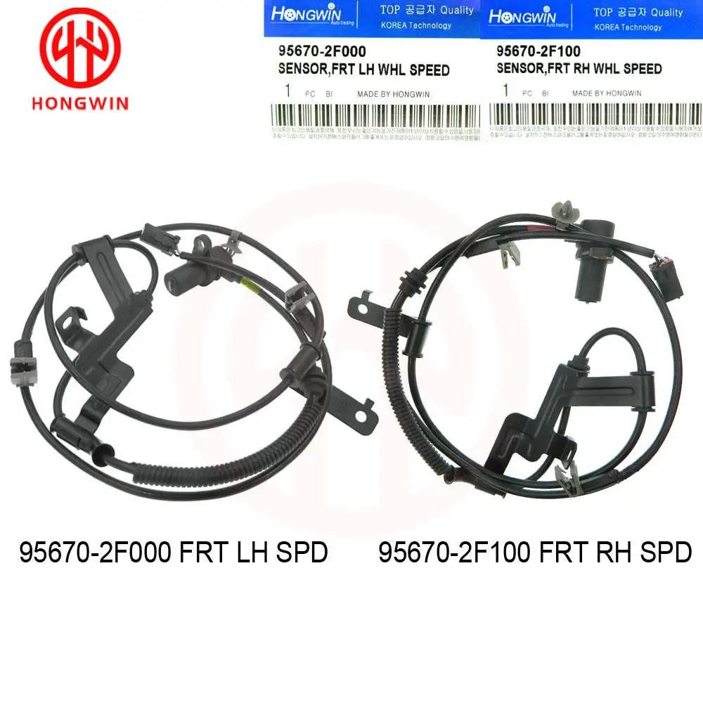 Sensor de velocidade da roda ABS dianteiro esquerdo e direito para Kia Cerato Spectra, Spectra5, 2003, 2004, 2005, 2006, 2007, 956702F000,956702F100, Novo