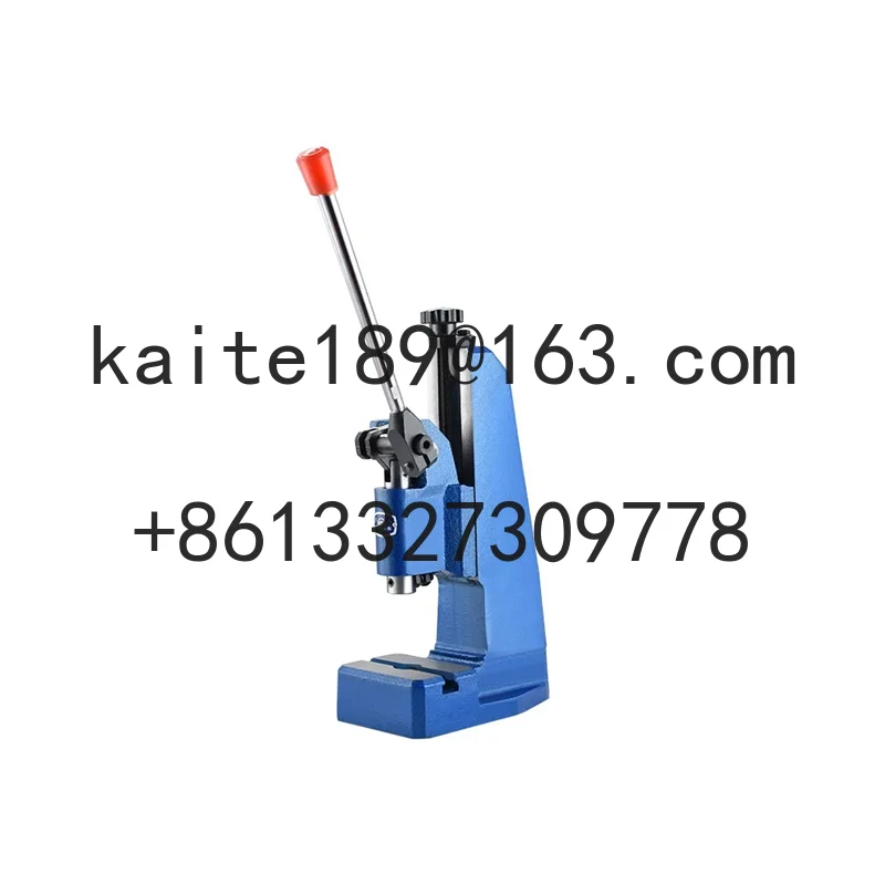 Precisie handmatige ponsmachine Handpersmachine Apparatuur Tafelblad Ponsas Pers Rillen Machine