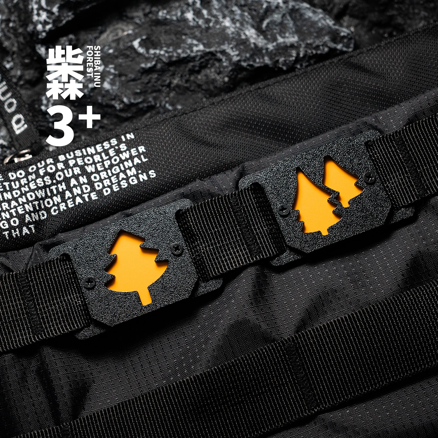 emblema-fluorescente-hard-night-glow-com-tema-floresta-e-Arvores-acorio-para-mochila-ivel-com-sistema-molle-s