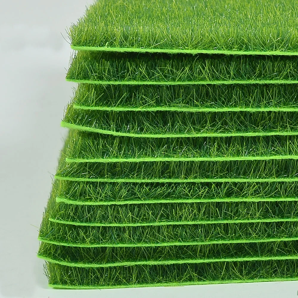 1/4PCS Artificial Grass Mat Grassland Moss Lawn Turf Carpet DIY Dollhouse Micro Landscape Garden Home Floor Wedding Decorations