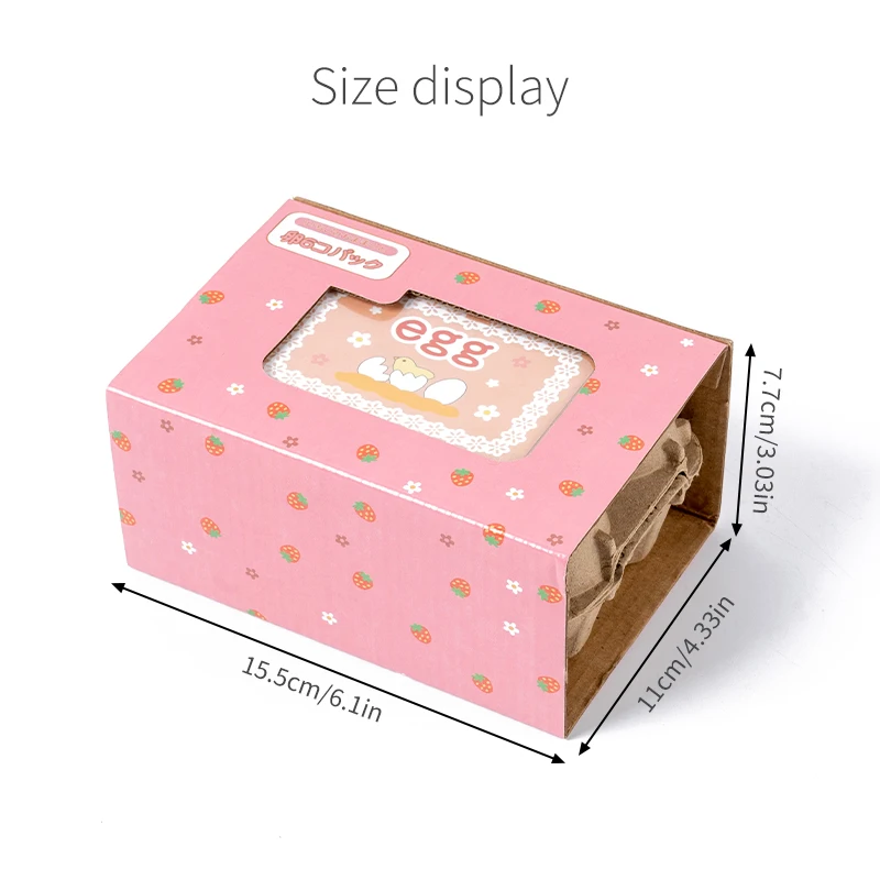 6 قطعة بيض مع صندوق لعب التظاهر ألعاب المطبخ الغذاء الطبخ تعلم لعبة تعليمية للأطفال محاكاة اكسسوارات هدية