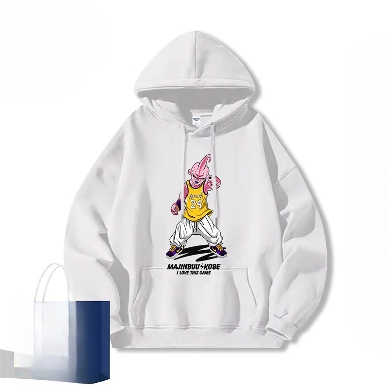 Bandai unisex katoenen hoodie met uniek printontwerp heren dames casual sweatshirt comfortabele streetwear top