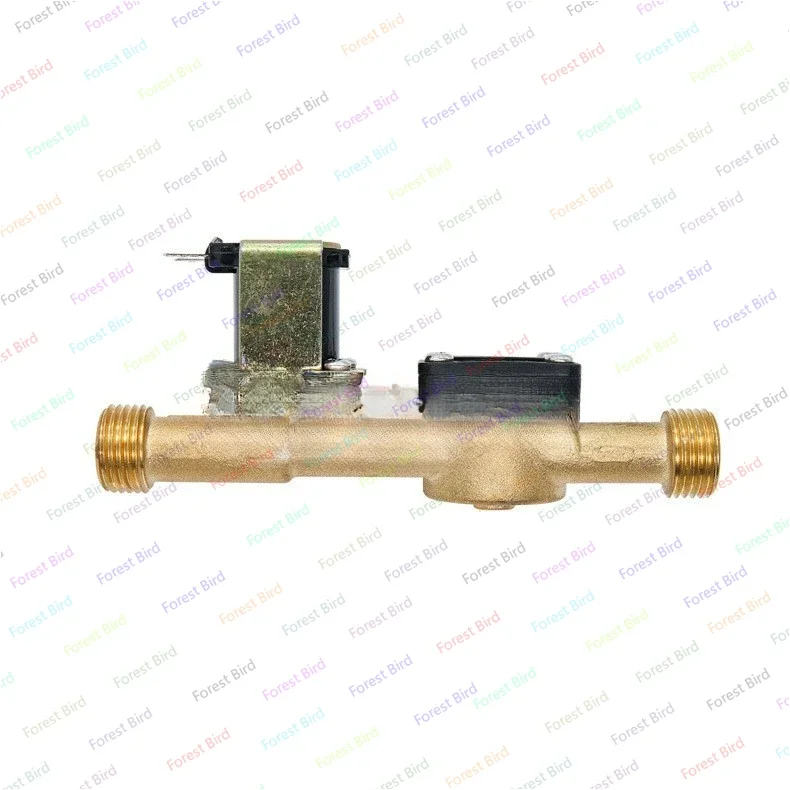 

Straight-through Inlet Solenoid Valve Water Distribution Flow Sensor Brass Water Solenoid Valve Flowmeter Integrated Valve