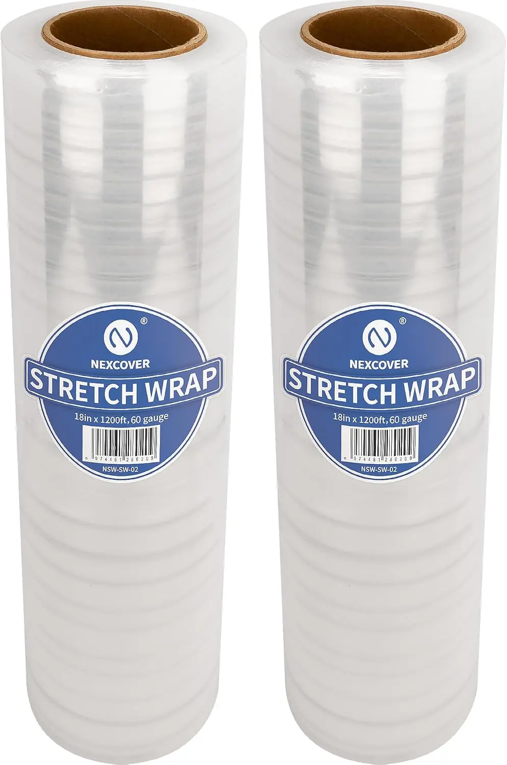 

18 Inch 1200 Feet 60 Gauge Clear Self Adhering Stretch Wrap Film for Pallet Moving Heavy Duty