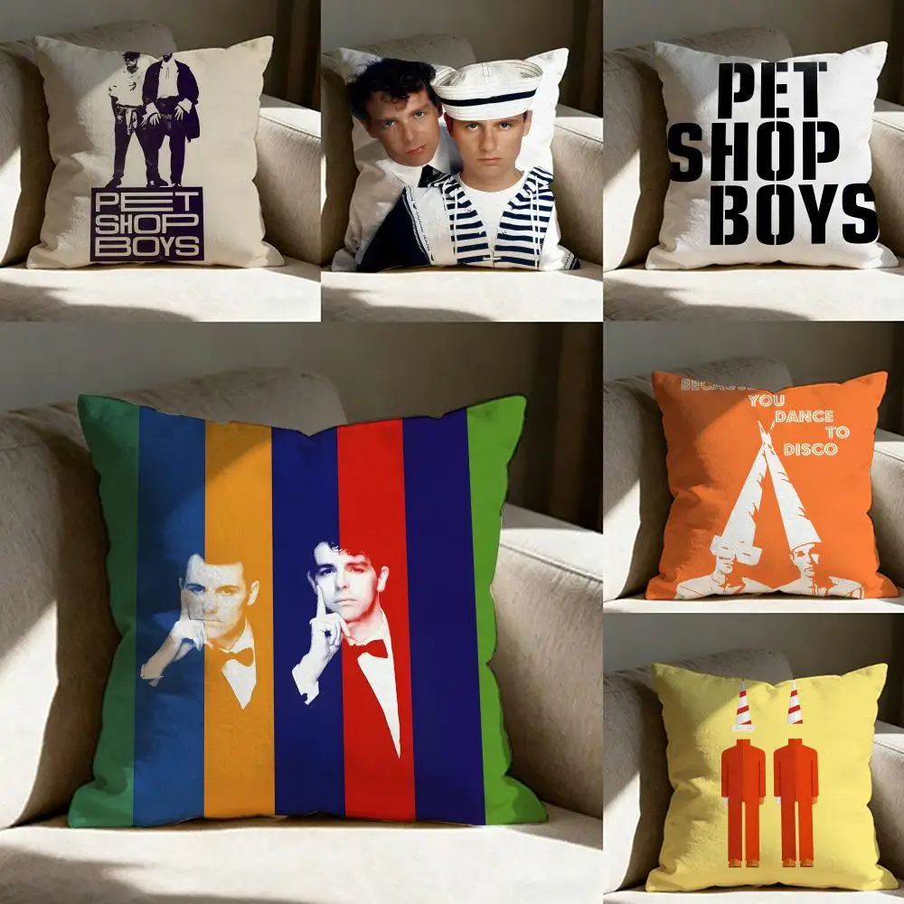 Pet S-shop Boys Singer Pillow Case Pillowcase, Double-sided Printed, Sofa Cushion, Bedroom Headboard Pillow