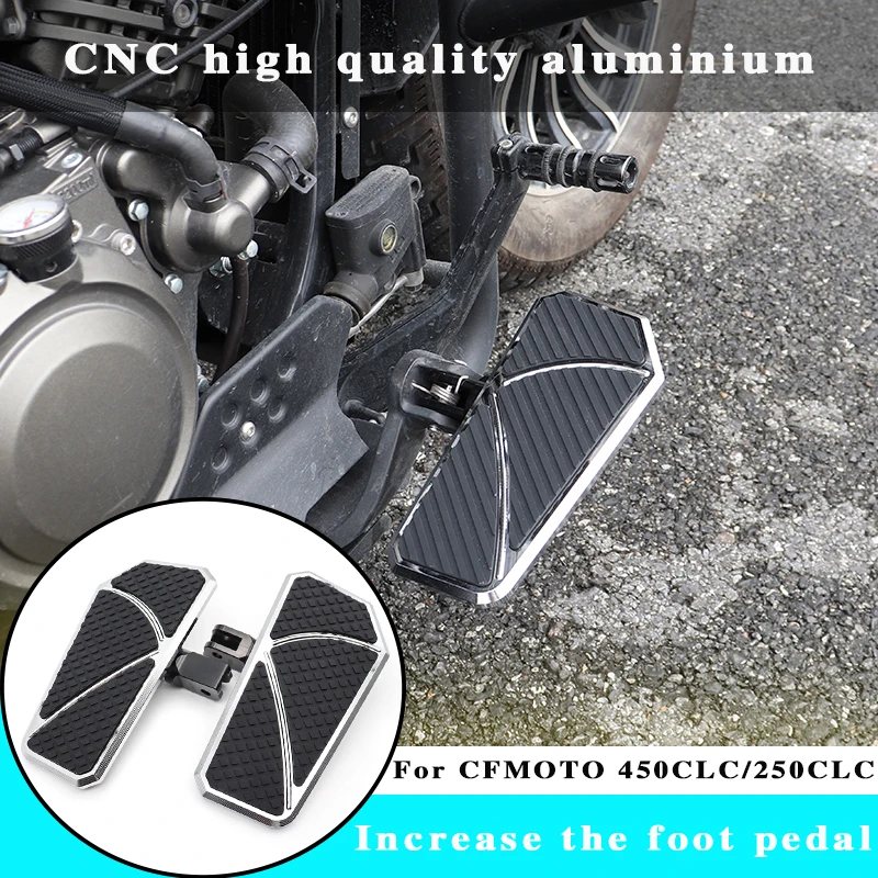 

Front Footrest for CFMOTO CF MOTO 450 CL-C 450 450CLC 250CLC 250CL-C Motorcycle, Driver, Wide Footboard, Accessories