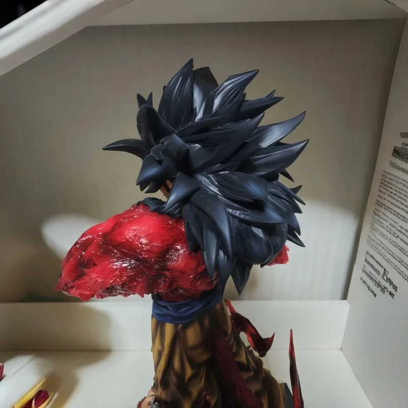 Anime Dragon Ball Z Super Saiyan 4 Goku Collectible Model Toy with Replaceable Hands Classic Anime Figurine for Decoration Gift view 6