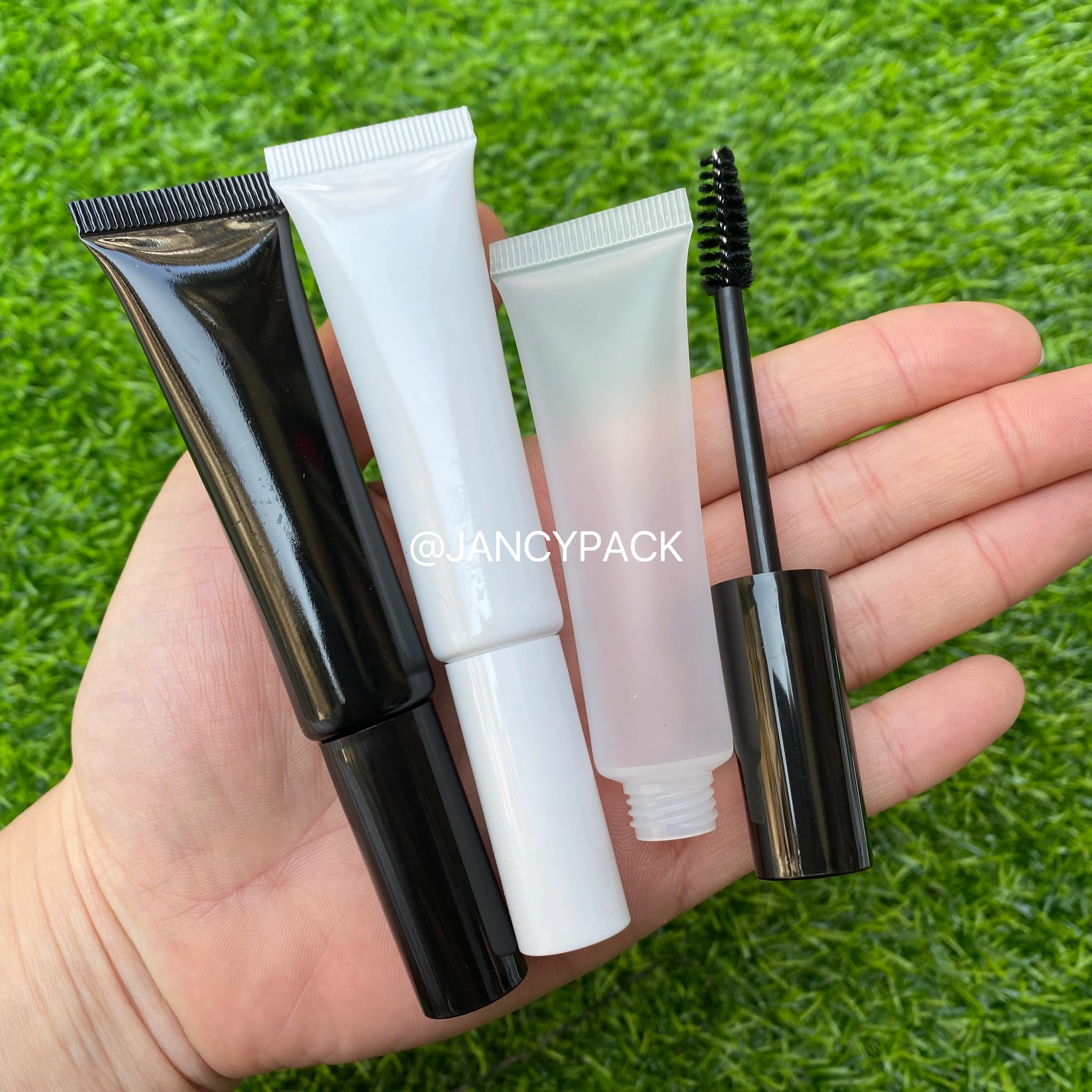 10ml 15ml 20ml Empty Lip Balm Soft Tube Squeeze Eyelash Clear Plastic Lip Gloss Refillable Bottles Cosmetic Container