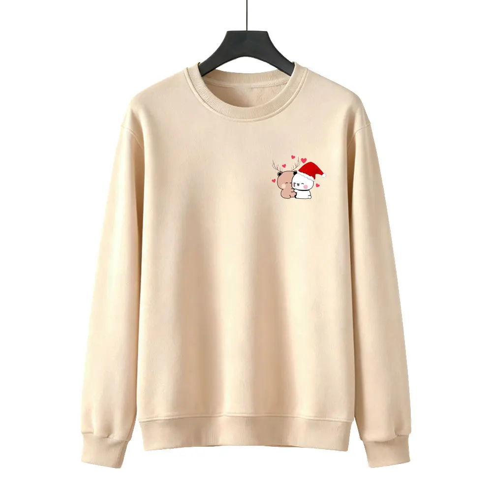 عيد الميلاد Bubu Dudu الأزواج هوديس عيد الحب البلوز هدية له هدية لها عيد الحب زوجين هدية الذكرى السنوية الملابس