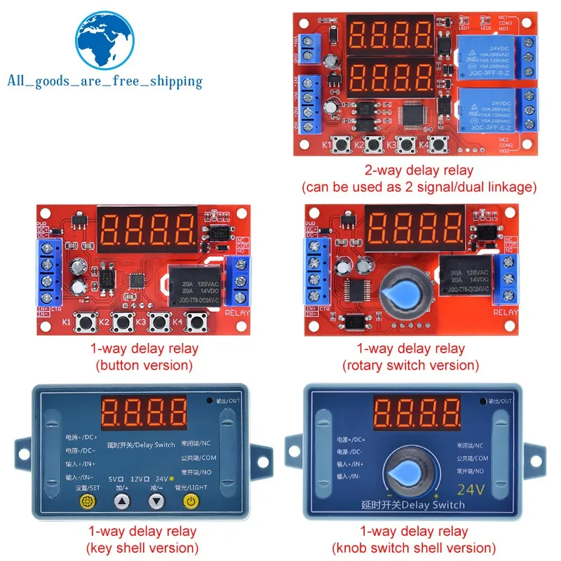 Tzt Dc 5V 12V 24V 1…