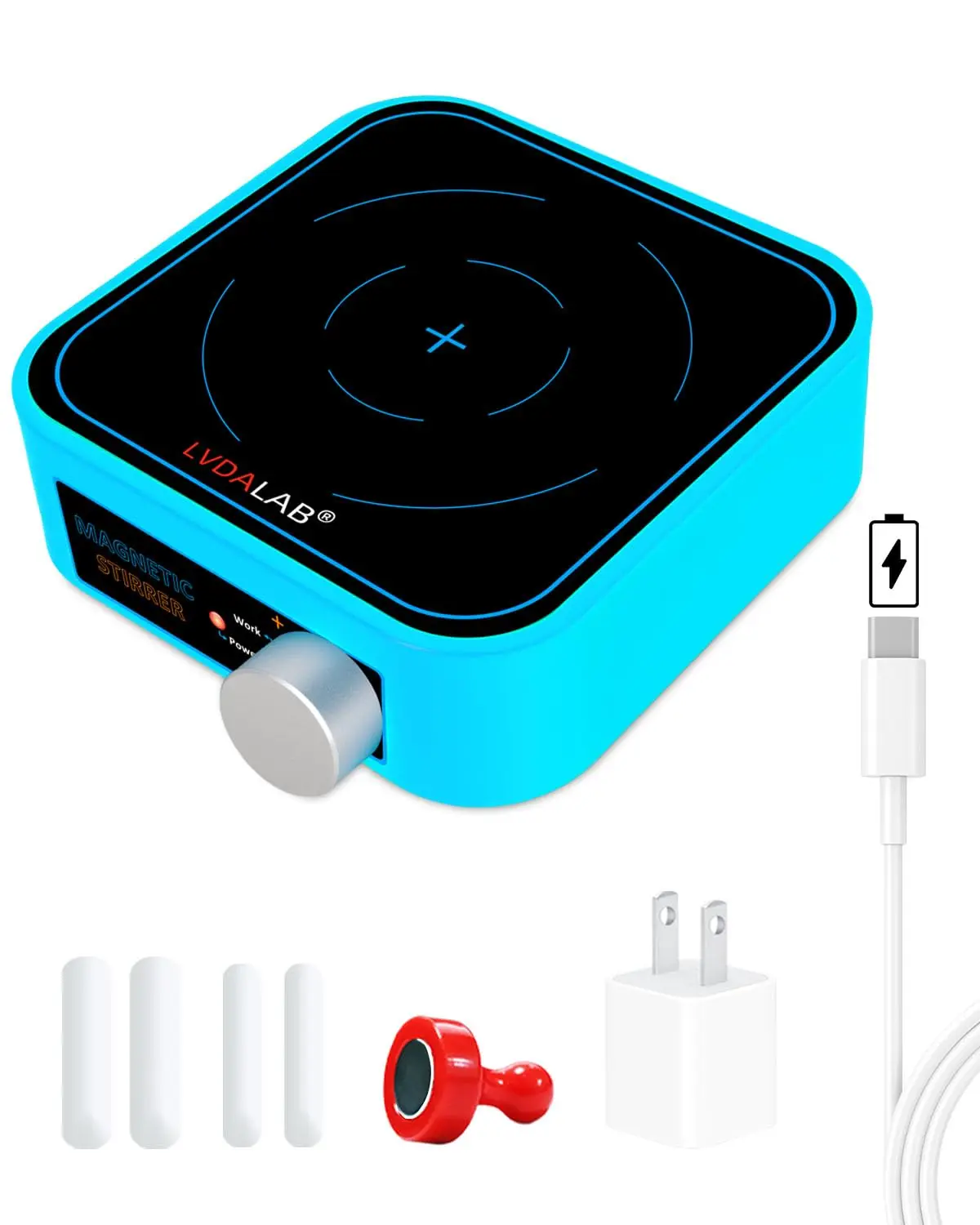 

Мини-магнитная мешалка на 3000 об/мин, мешалки на 3000 мл для жидкости с низкой вязкостью, регулируемая, без нагрева, базовая/перезаряжаемая