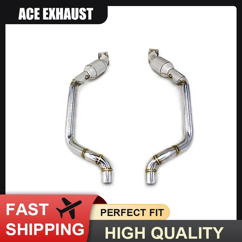 

ACE Car Accessries Downpipe for Porsche 970 Panamera 4.8T High Flow Performance Stainless Steel Exhaust Pipe
