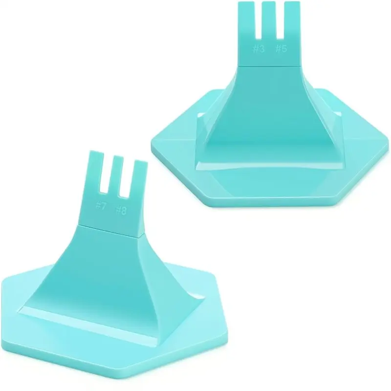 

【EFFICIENT 】Handy Zip Fastener Jig For Zipper Pulls 2Pcs Set 4 Sizes(3, 5, 7, 8) Installation Tool For Zipper Jig Tool Sliders