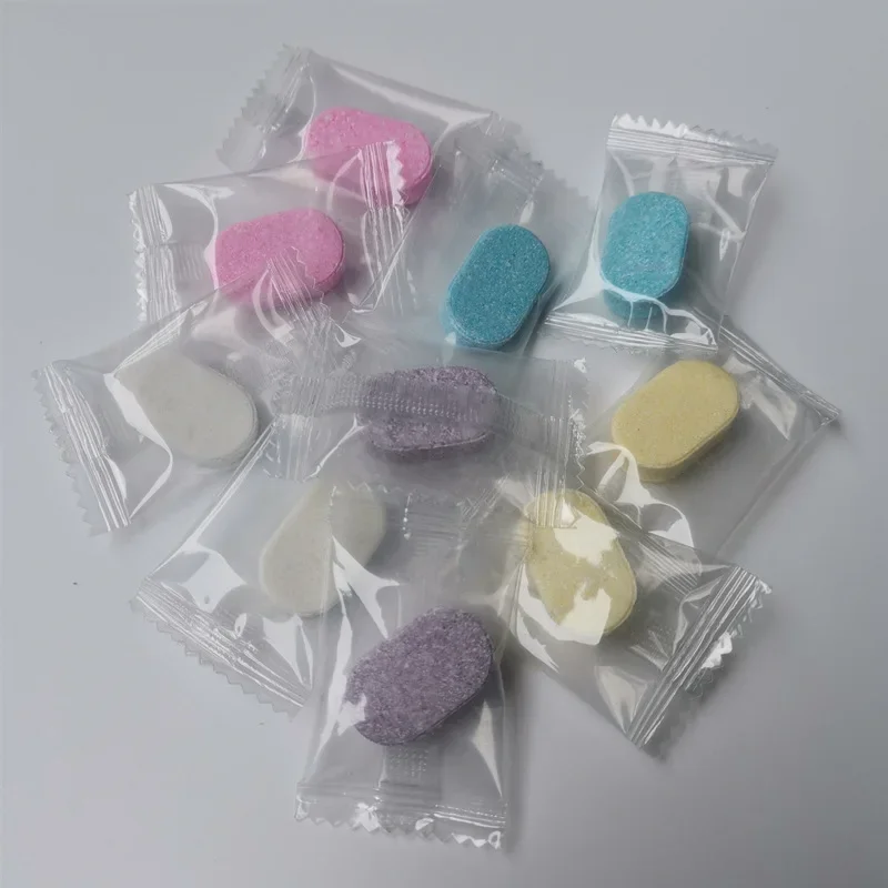1-10pcs Dispenser Portable Foam Soap Hand Sheets Sanitizer Bubbler Portable Quick Melt Effervescent Hands Sanitizer Soap Tablets