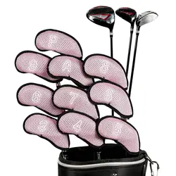 10 Pieces Golf Iron Covers Golf Club Head Covers for Golf Accessories Gift Golfers