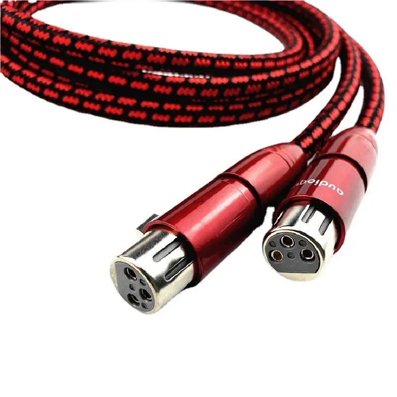 Pair HiFi Audio Interconnect Line King Cobra PSC Copper XLR Balanced Cable with Box