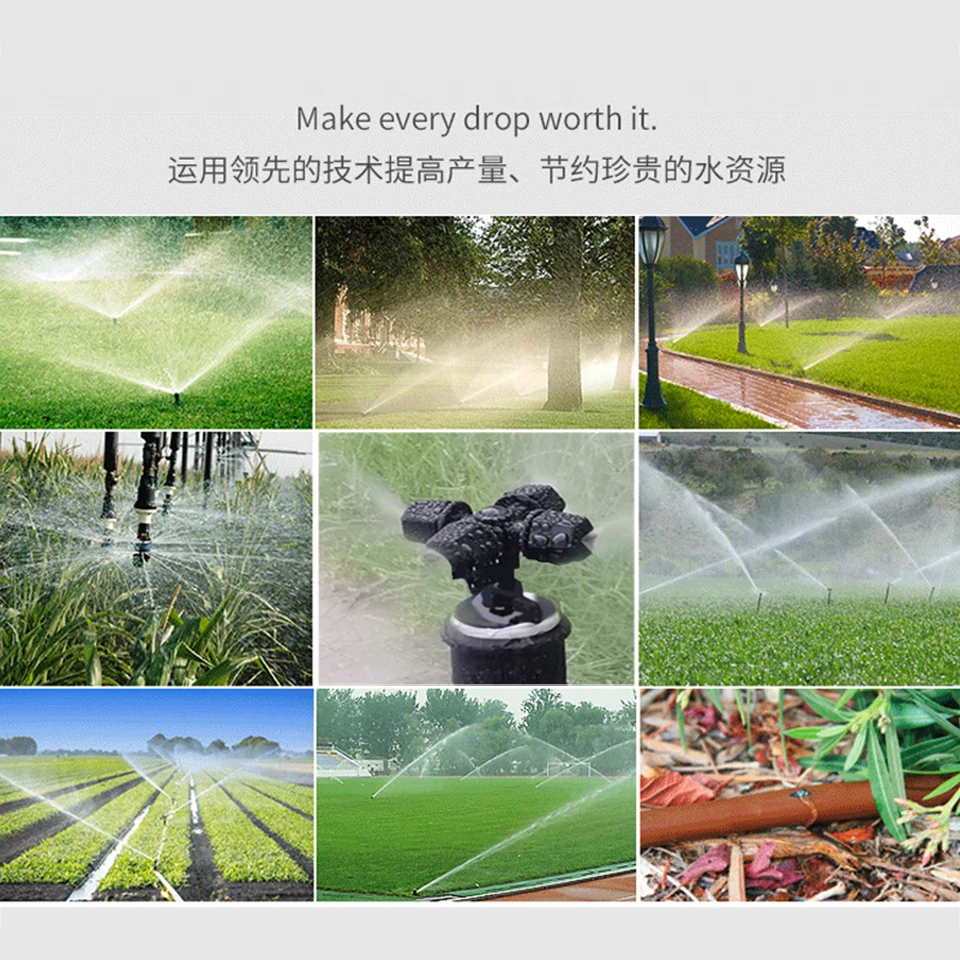 10PCS/lot Black Plastic Fog Spray Nozzle Anti-Drip Device Garden Lawn Misting Irrigation Watering Atomization Greenhouse Cooling