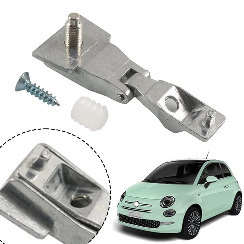 مقبض الباب الخارجي للسيارة طقم تصليح فضي لموديلات فيات 500 أبارث 500 صالح ألفا روميو 147/GT 2006-2010 51964555,51939041 #6