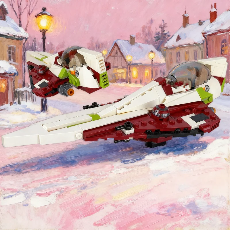 277 pçs moc delta 7 versão 2 atualização estrela batalha modelo construção presentes de natal blocos brinquedos arquitetura diy ideia criativa