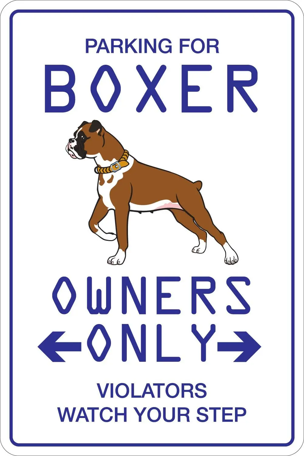 1 шт., наклейка, пиратская парковка для боксера, металлический знак, алюминий NS 107