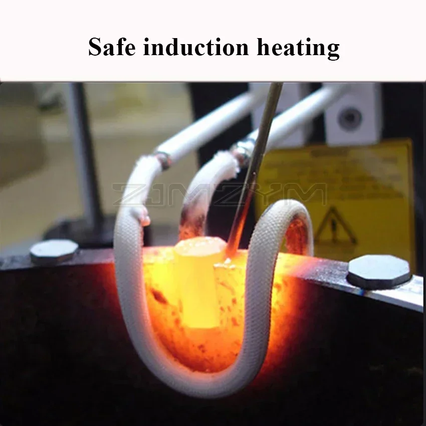 15KW High Frequency Induction Heating Machine – 30-100KHZ, Metal Melting, Welding, Quenching, Forging, With 2 Coils & Foot Switch