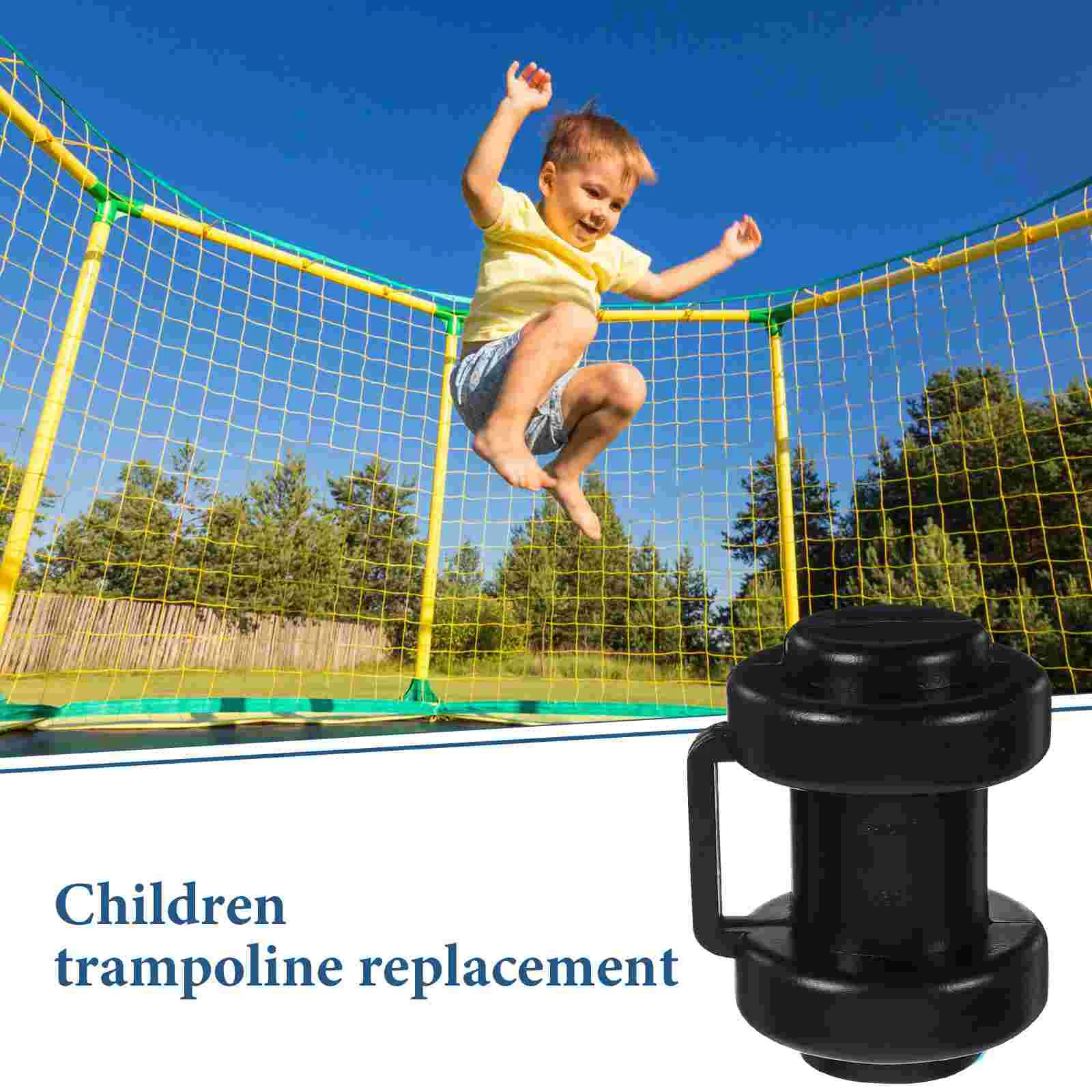 Trampoline Indoor Protective Cover Tube Protector Mini Black Plastic Pp Wear-resistant Caps Child