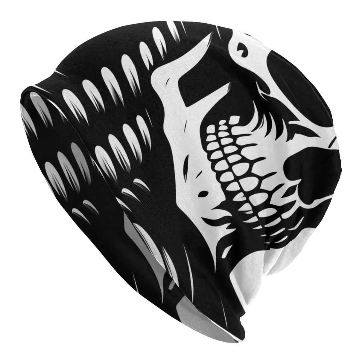 Шапка-бини с черепом