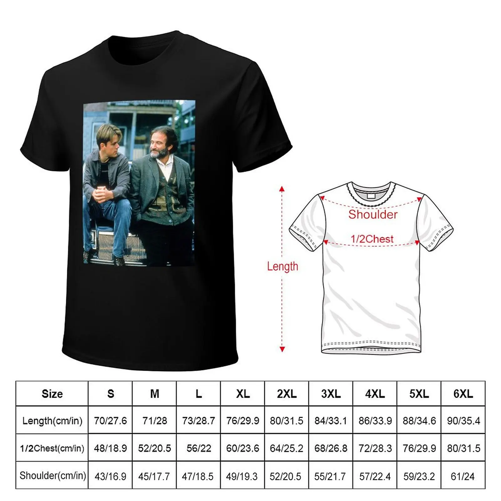 Good Will Hunting T-Shirt Urban Casual Loose Fit Tee